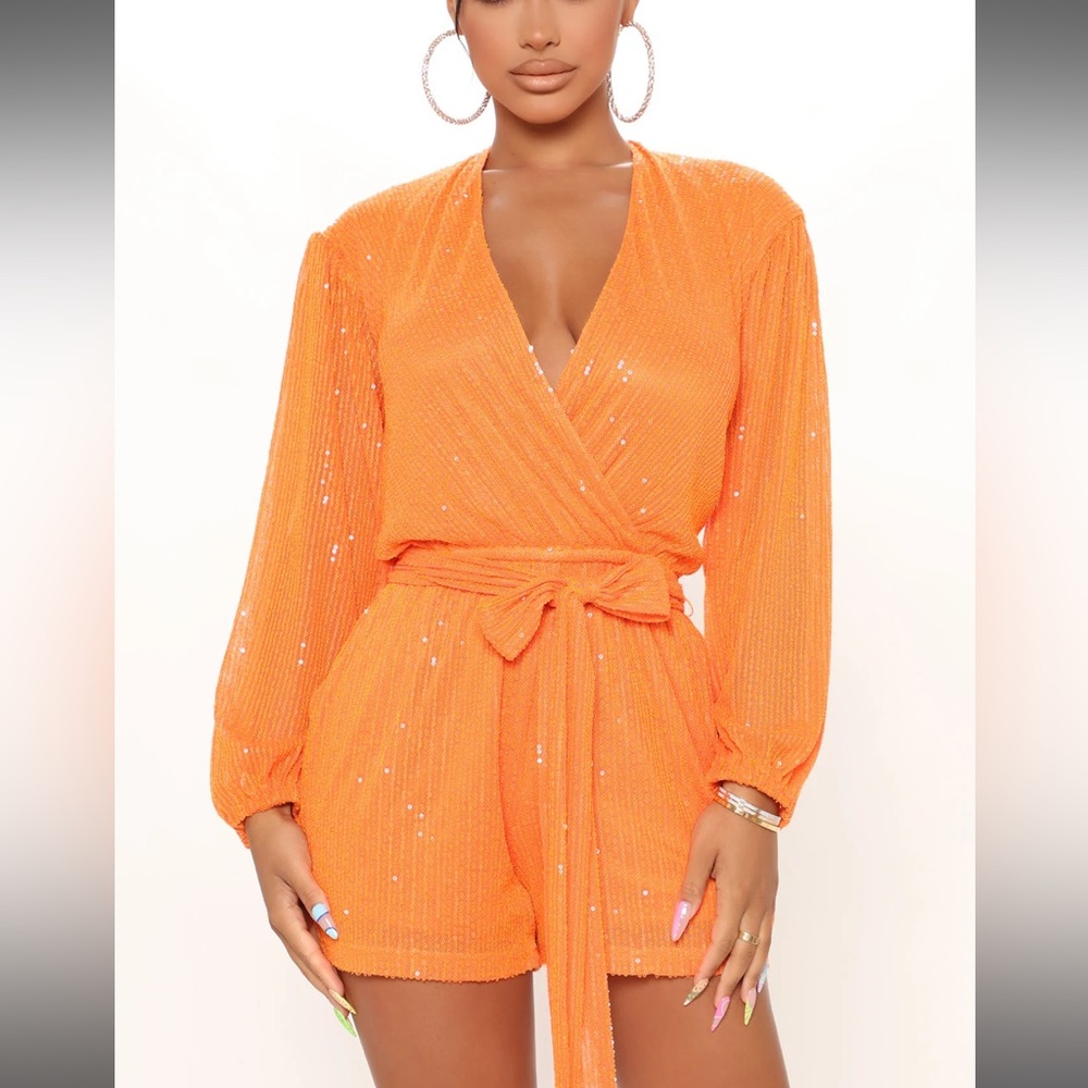 Fashion Nova sequin romper